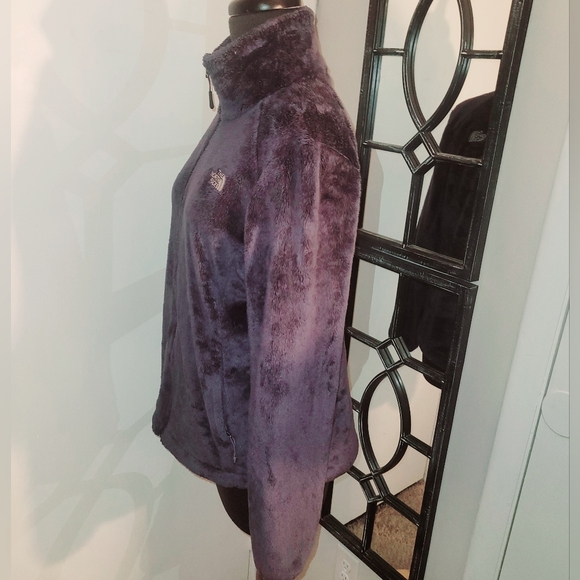 The North Face jacket fleece deep purple woman's size medium - Picture 6 of 11